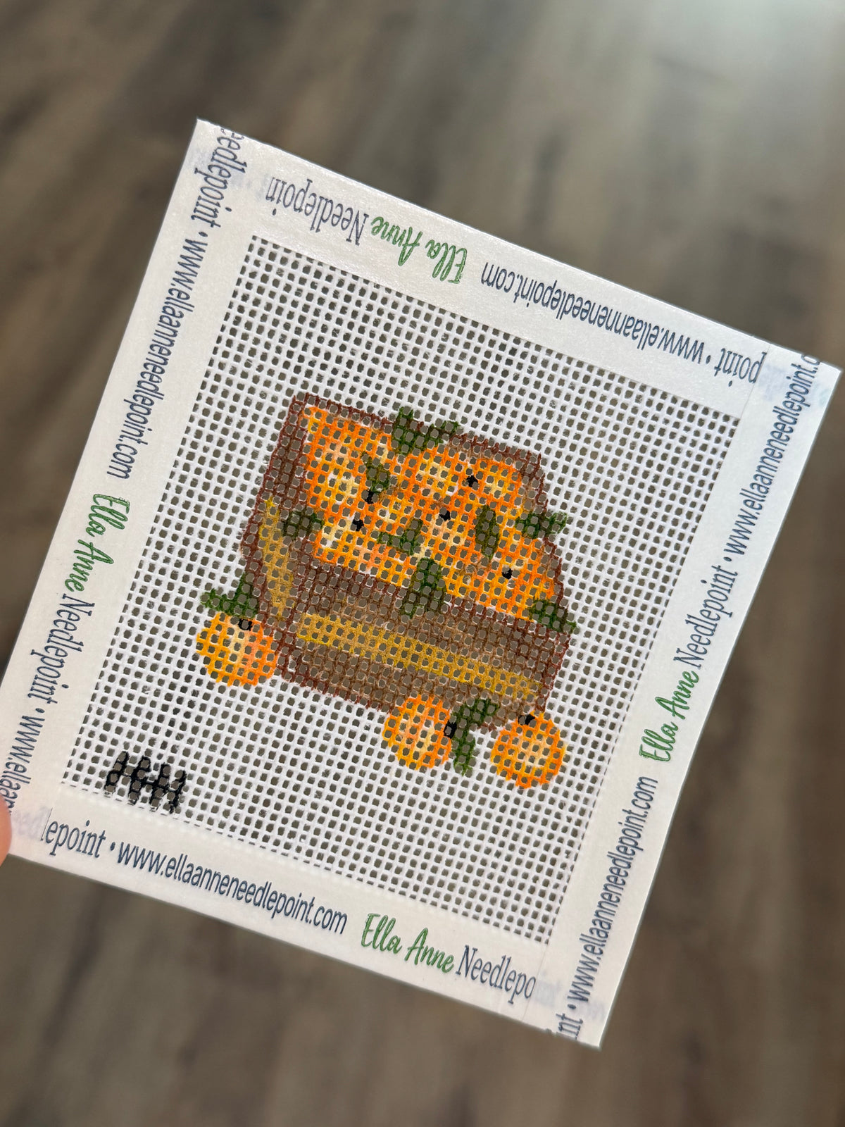 Georgia Peaches Basket Canvas