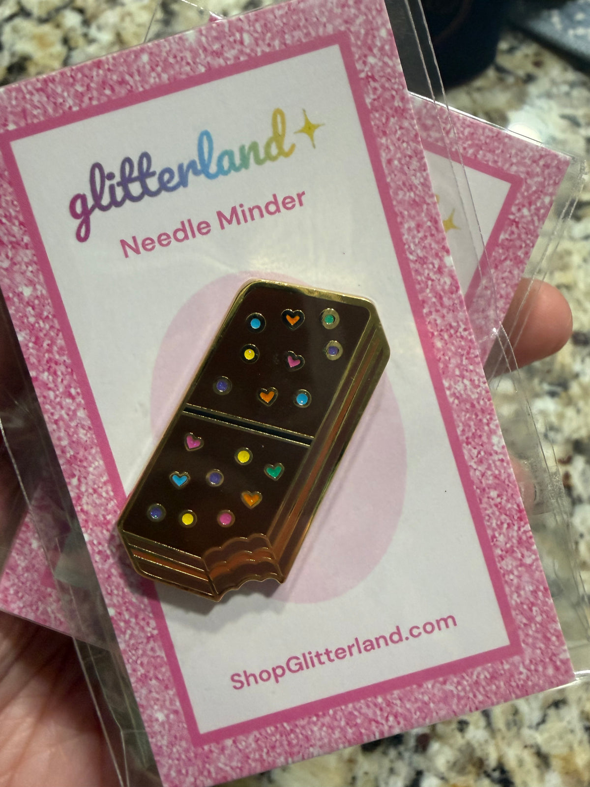 Rainbow Brownie Needle Minder