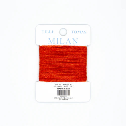 Tilli Tomas Milan Card- Radish 2551