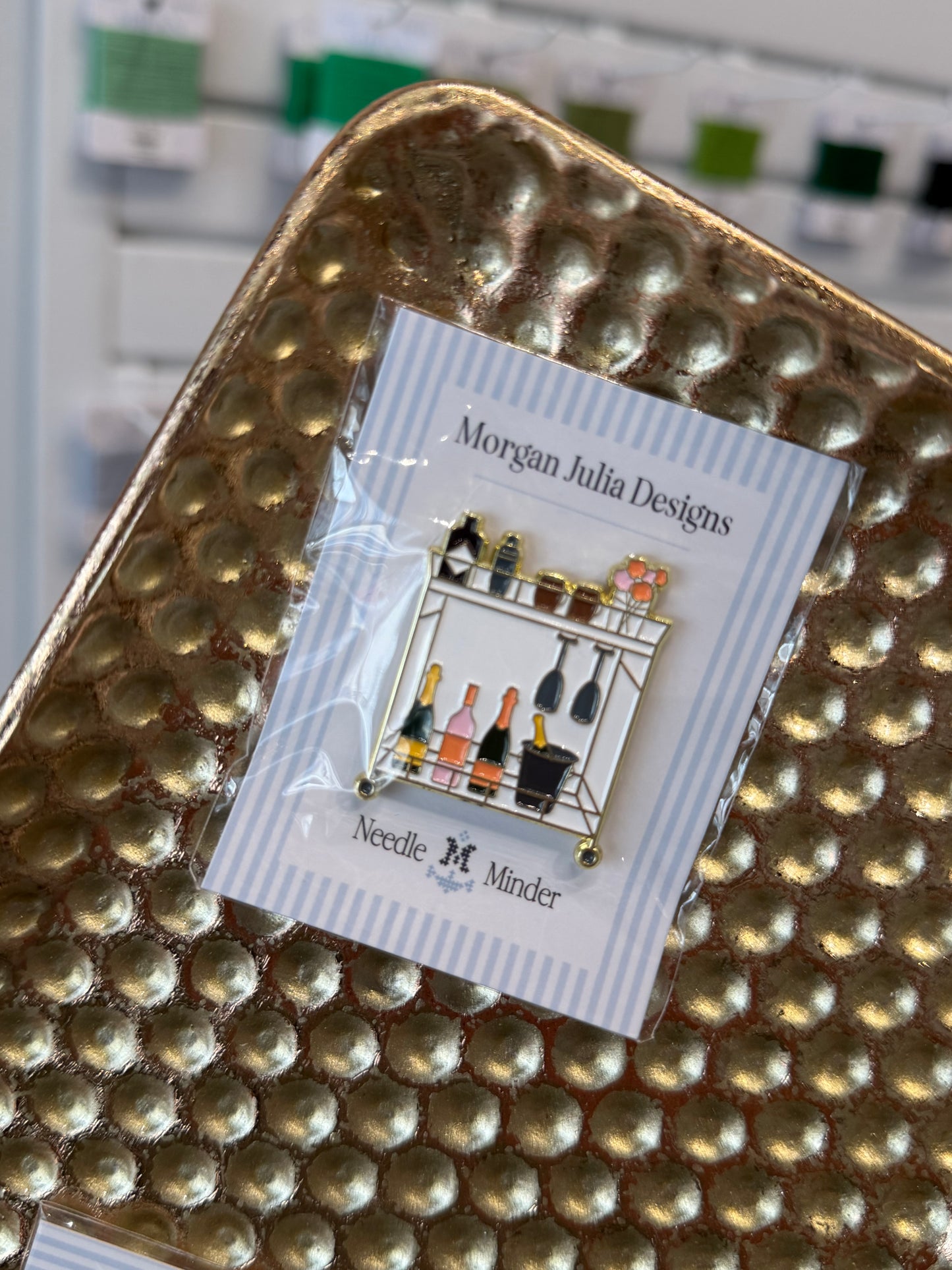 Bar Cart Needle Minder