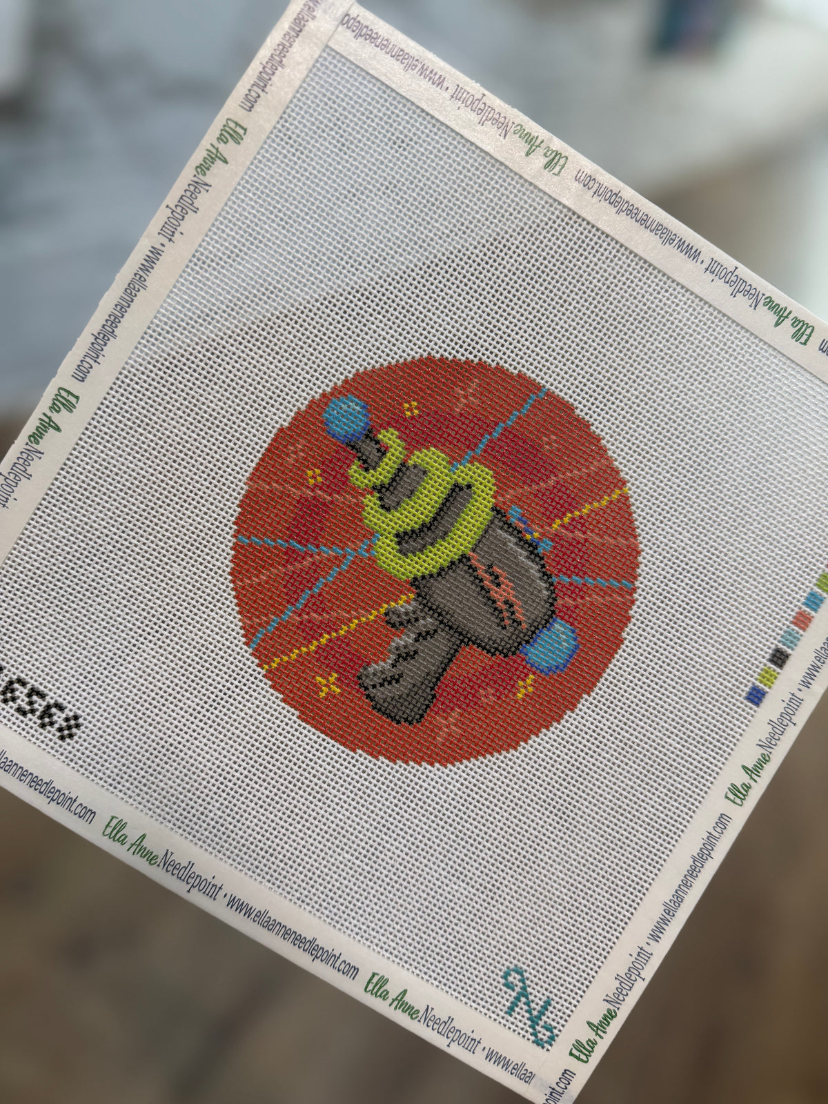 Atomic Space Ray Gun Canvas