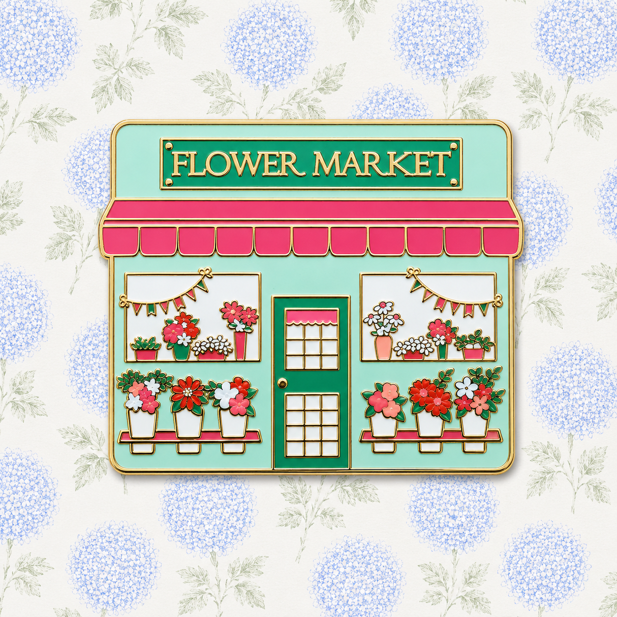 Flower Market Magnetic Needle Minder
