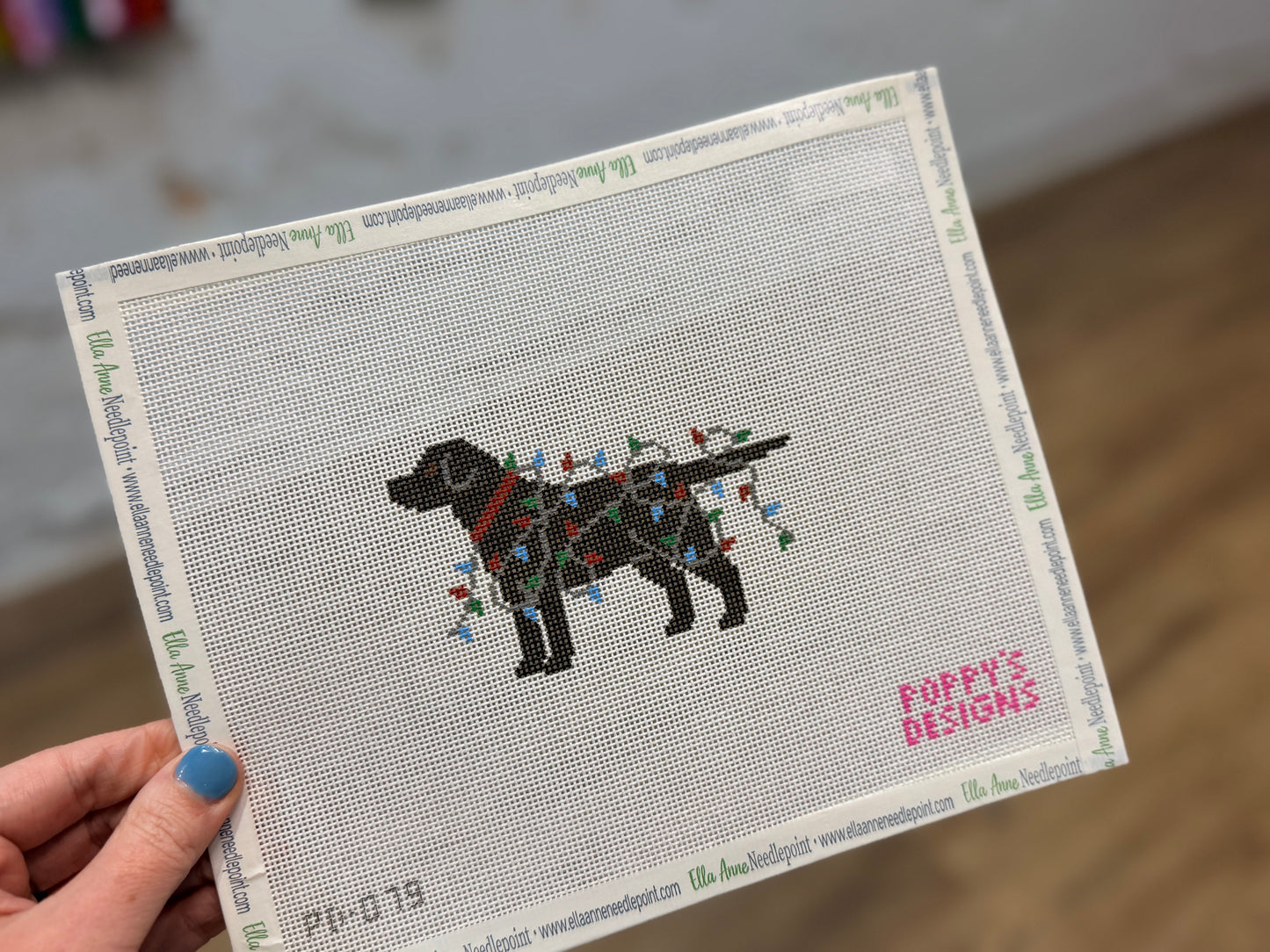 Black Lab Christmas Light