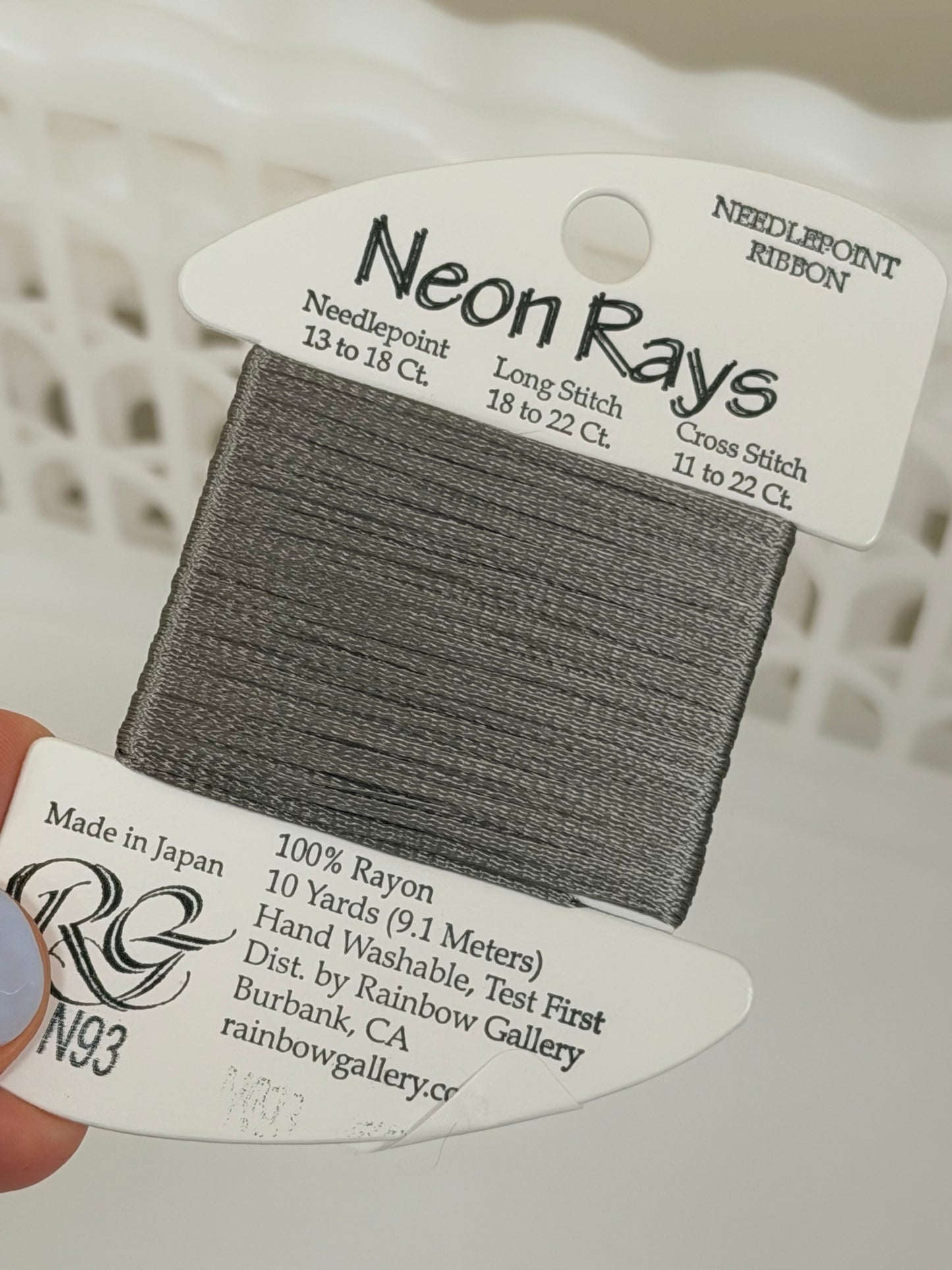 Neon Rays Gunmetal Gray N93