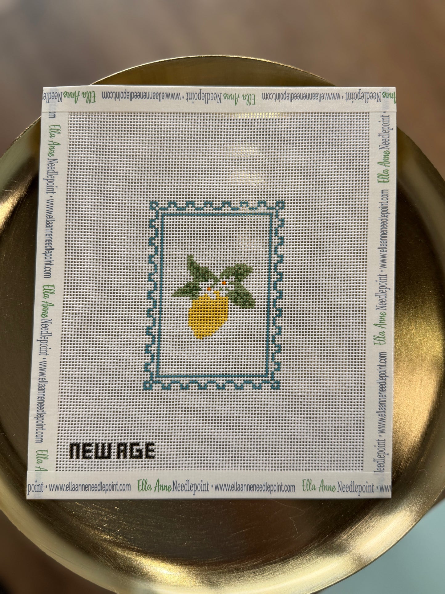 Lemon Stamp Canvas