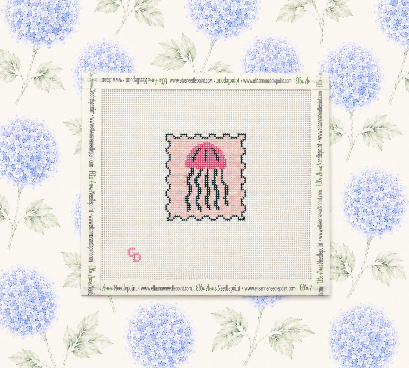 Jellyfish Stamp Canvas