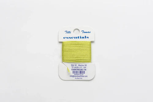 Tilli Tomas Essentials Card - Chartreuse 718