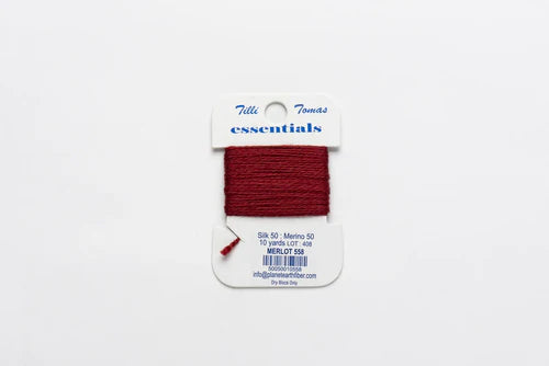 Tilli Tomas Essentials Card - Merlot 558
