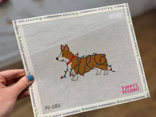 Corgi Christmas Light