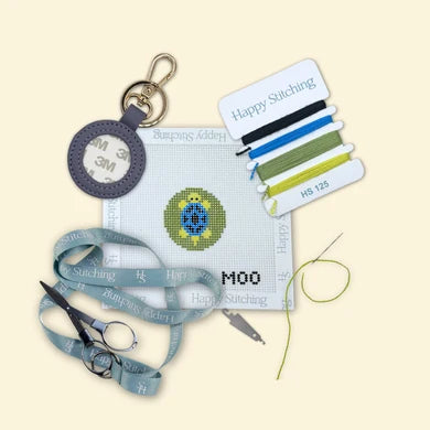 Tin Traveler Key Fob Needlepoint Kit