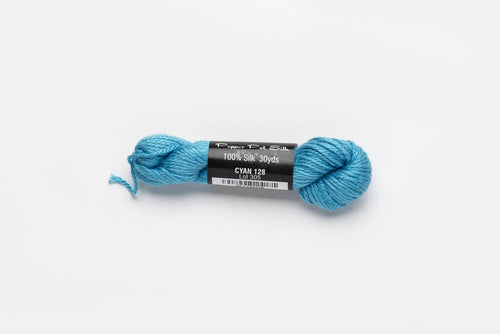Pepper Pot Silk - Cyan 128