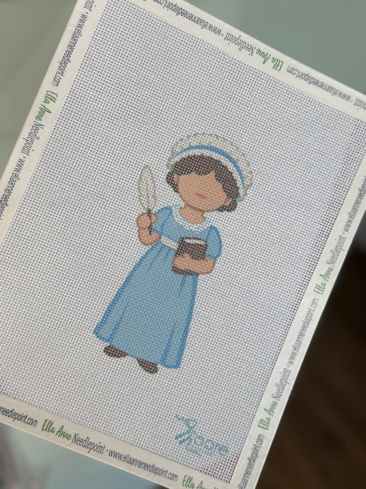Jane Austen Needlepoint Canvas