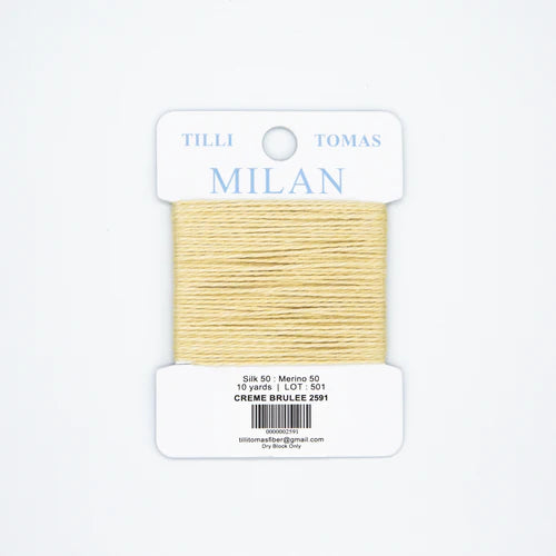 Tilli Tomas Milan Card- Creme Brulee 2591