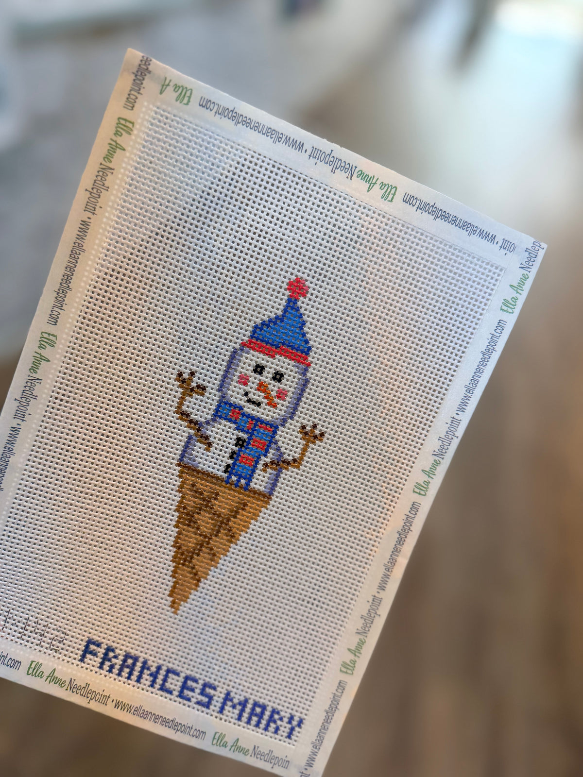 Ice Cream Snowman | Blue