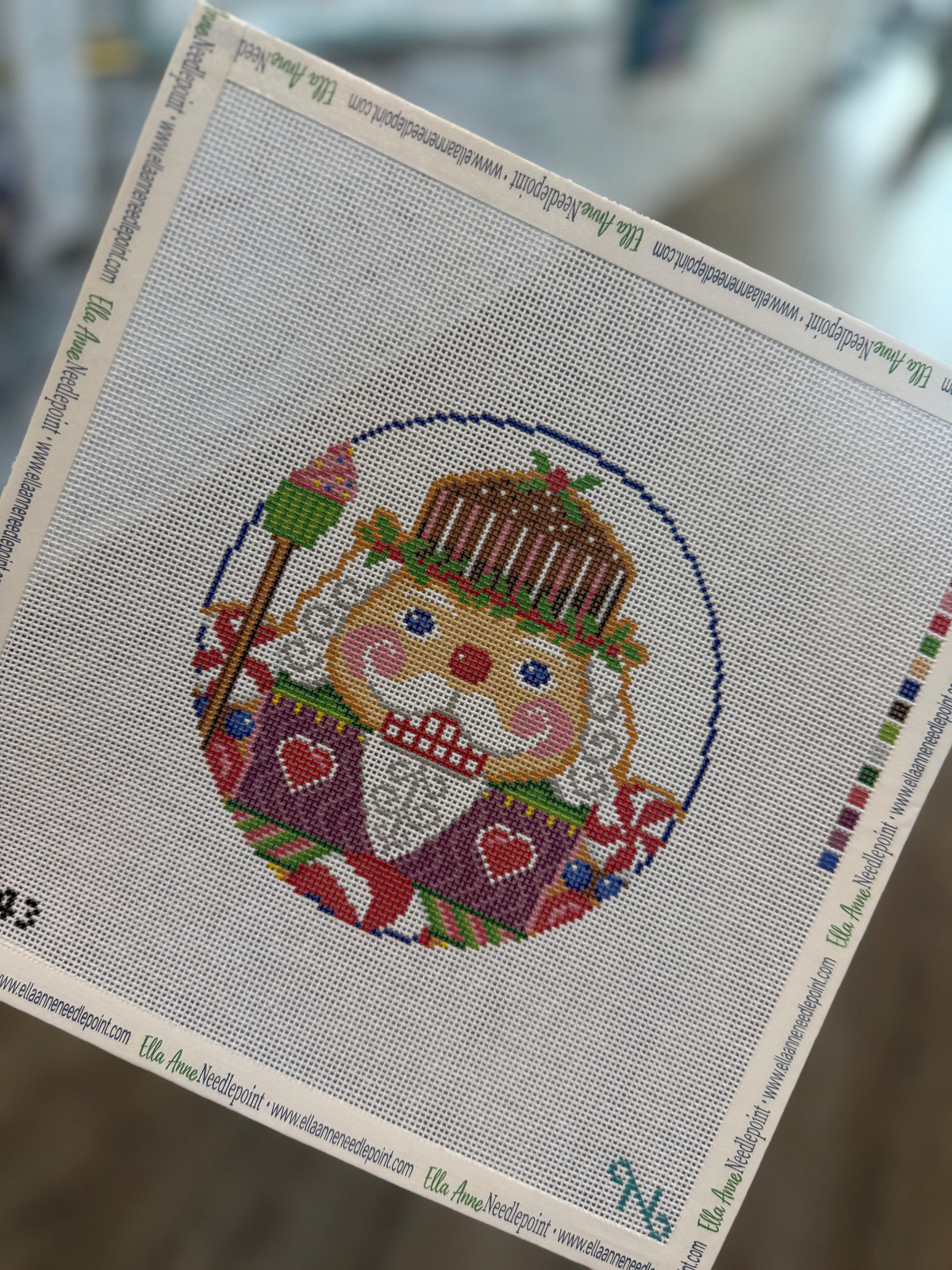 Holiday Sweets Nutcracker Canvas