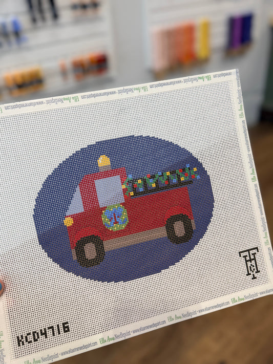 Christmas Fire Truck