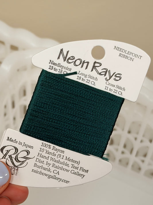 Neon Rays Forest Green N31