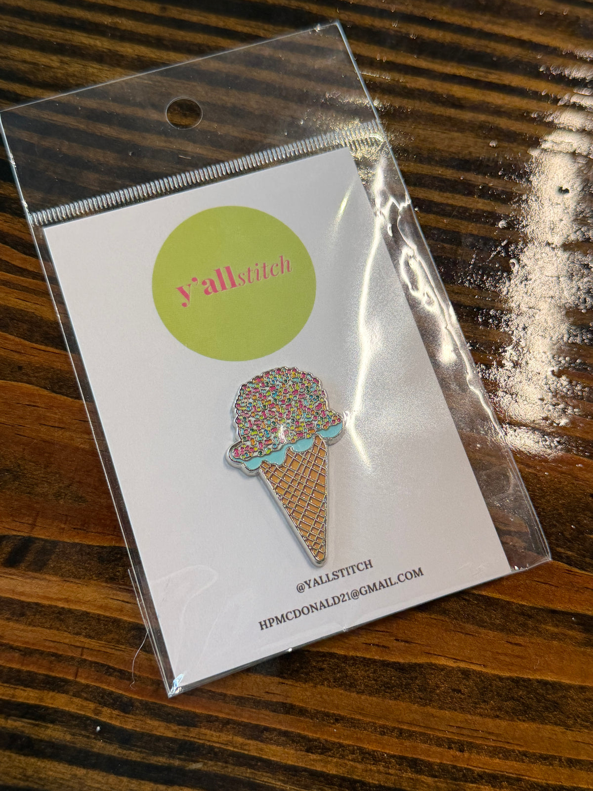 Sweet Treat Ice Cream Cone Needle Minder