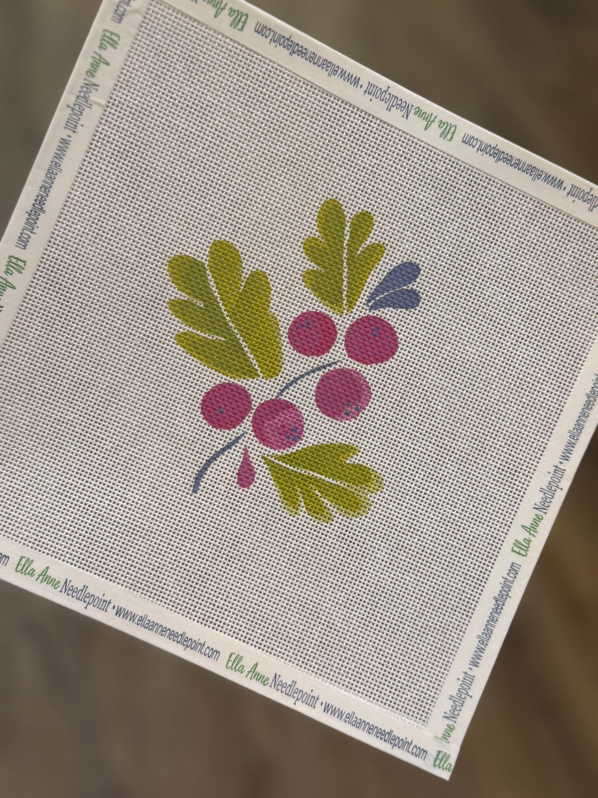 Holly Berries Christmas Canvas