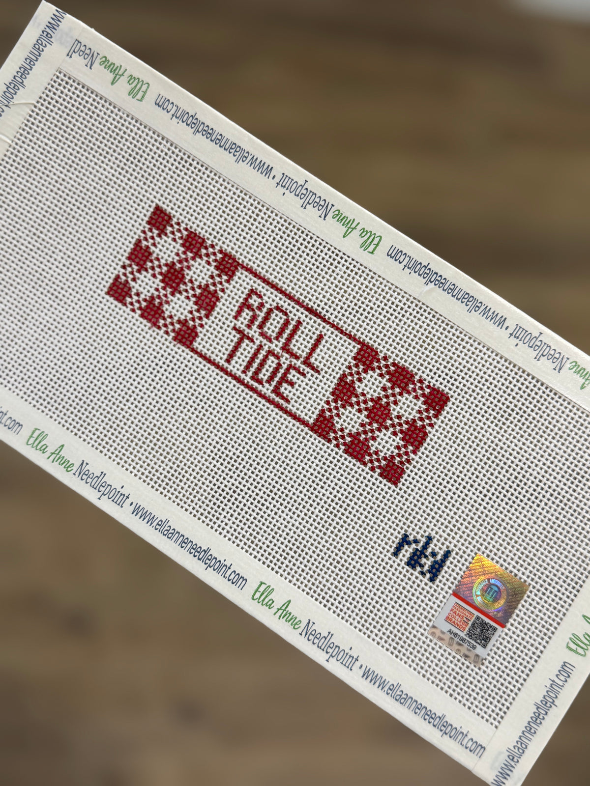 Alabama Roll Tide Gingham Fob
