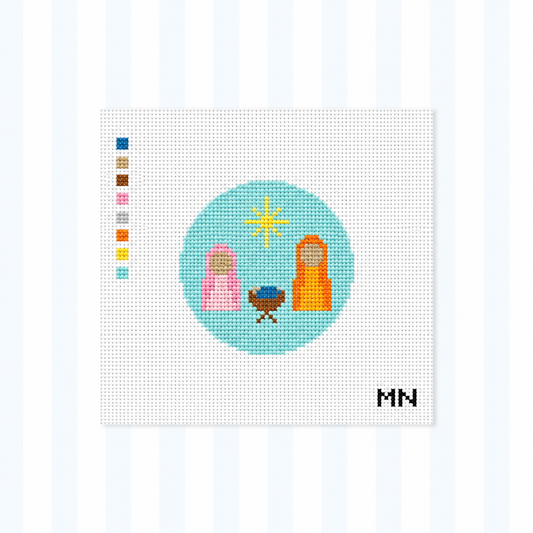 Nativity Mary, Joseph, and Jesus