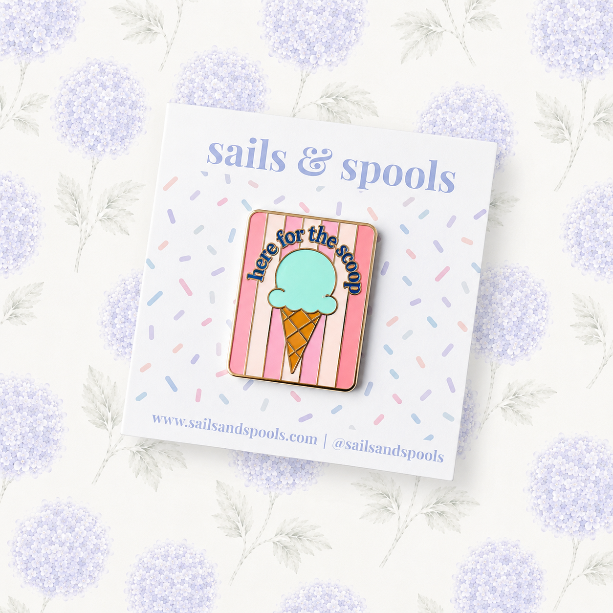 Here for the Scoop Needle Minder