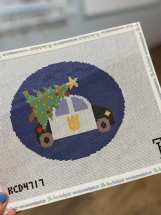 Christmas Police Car