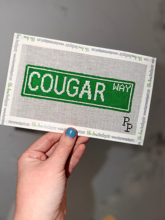 Cougar Way Street Sign
