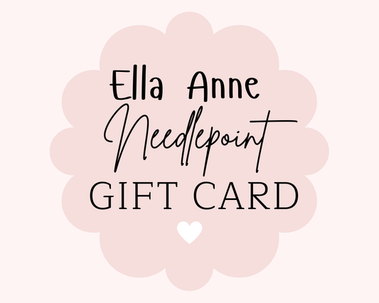 Ella Anne Needlepoint Gift Card