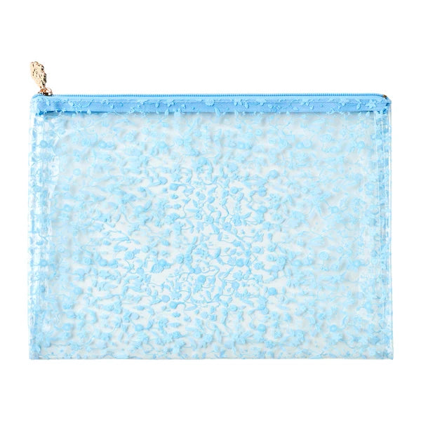 Bisou Blue PVC Project Bag | Medium