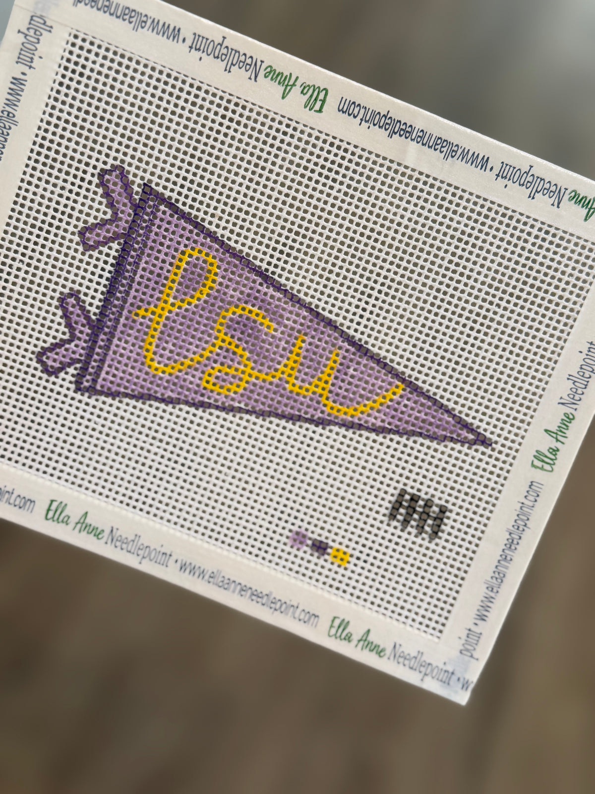 LSU Pennant Canvas