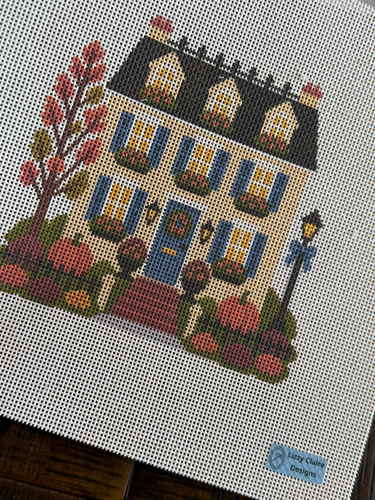 Happy Neighborhood Trick or Treat Townhouse | Blue