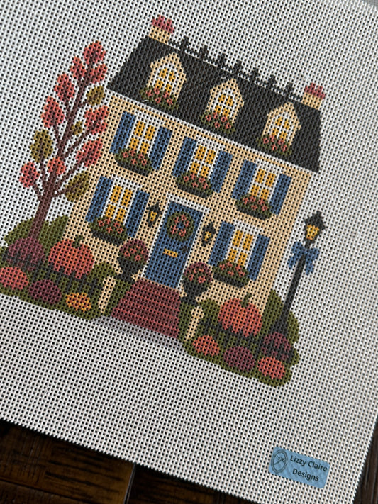 Happy Neighborhood Trick or Treat Townhouse | Blue
