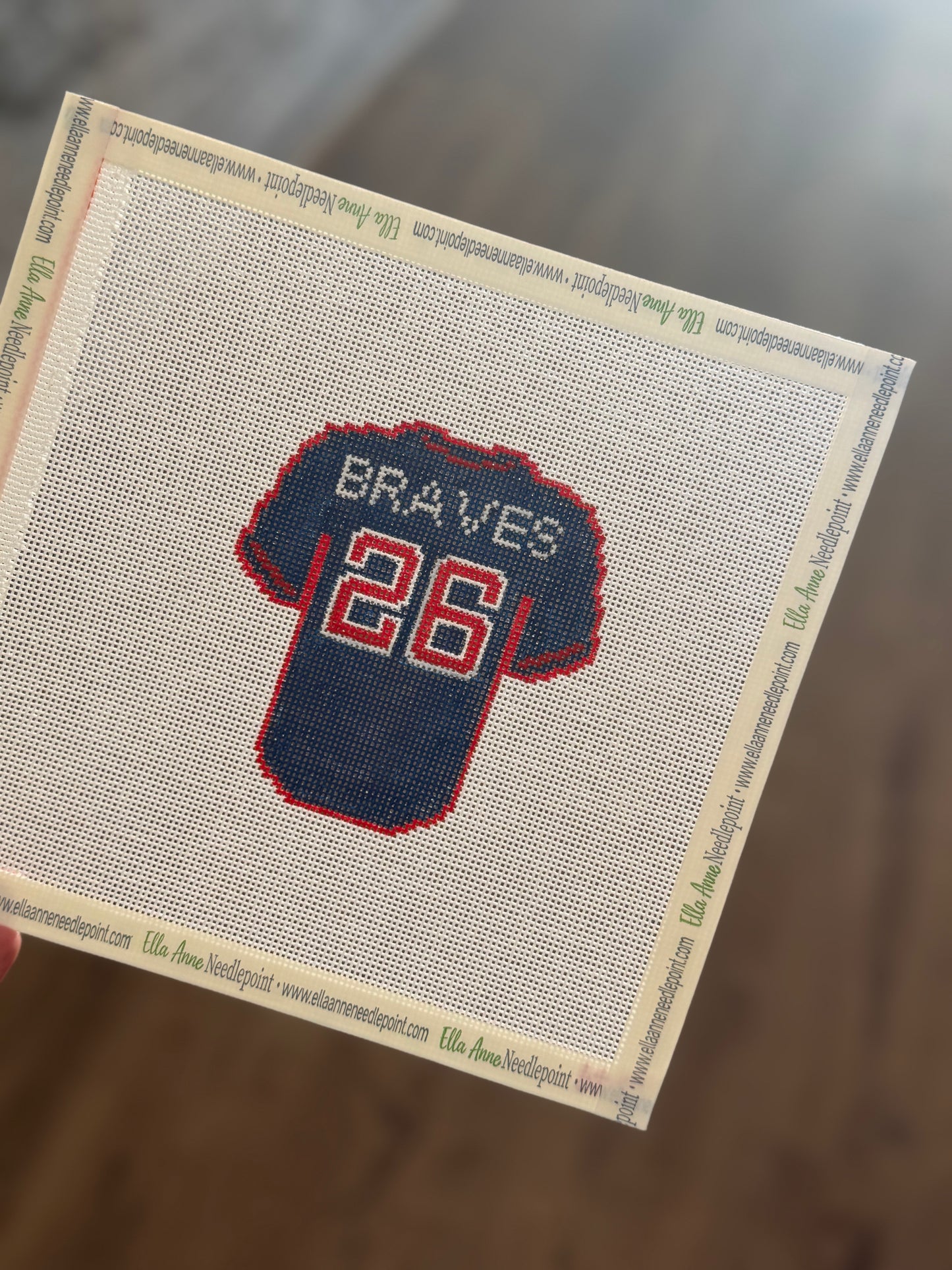 Braves Jersey - Navy - 13 Mesh