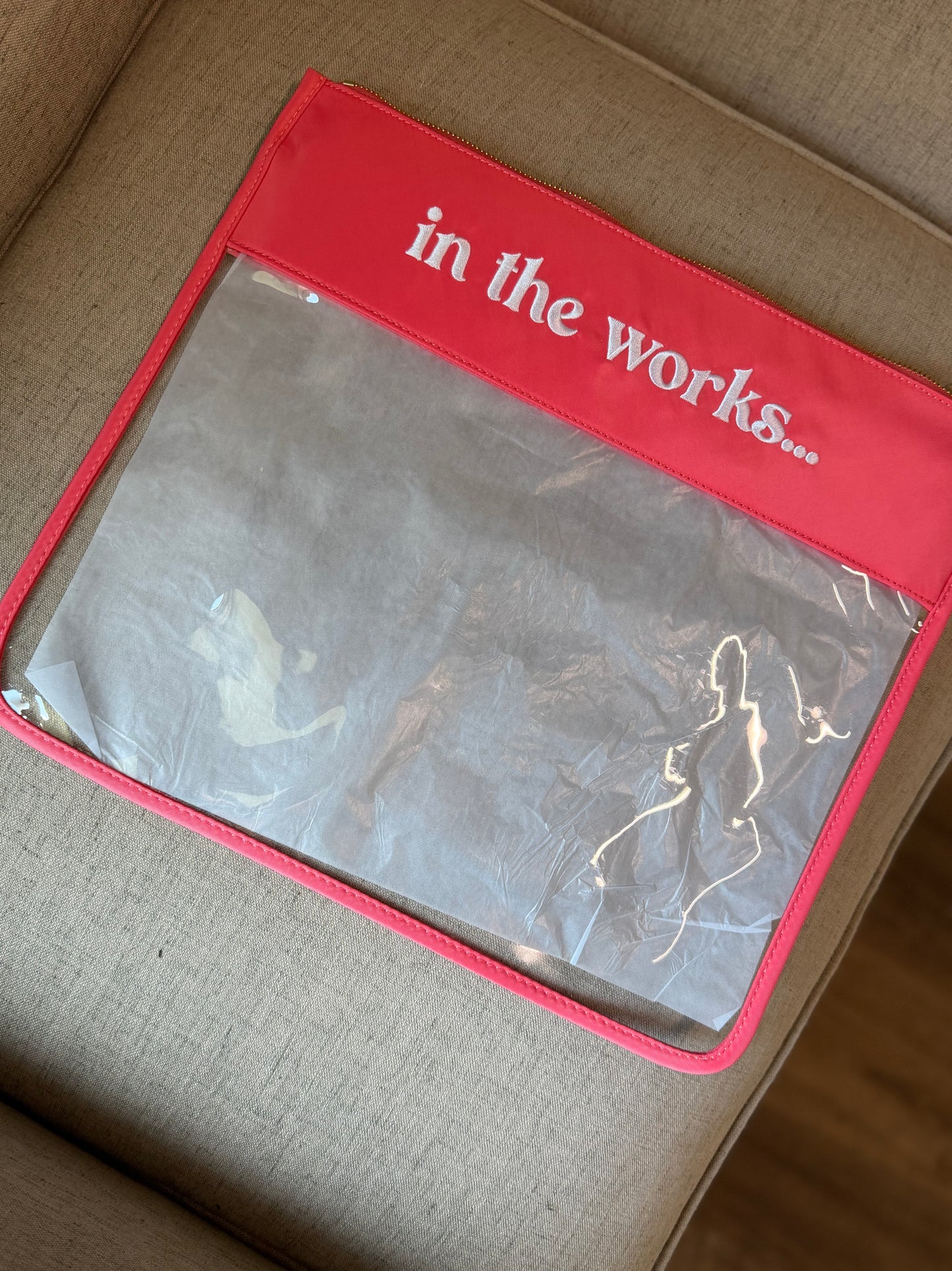 In The Works Project Bag Coral