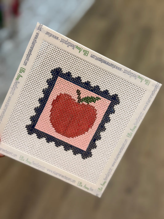Apple Postage Stamp | Beginner Canvas