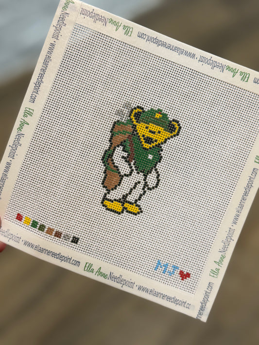 Grateful Dead Bear Golfing