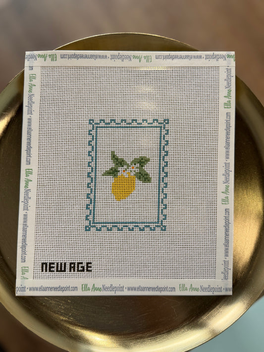 Lemon Stamp Canvas