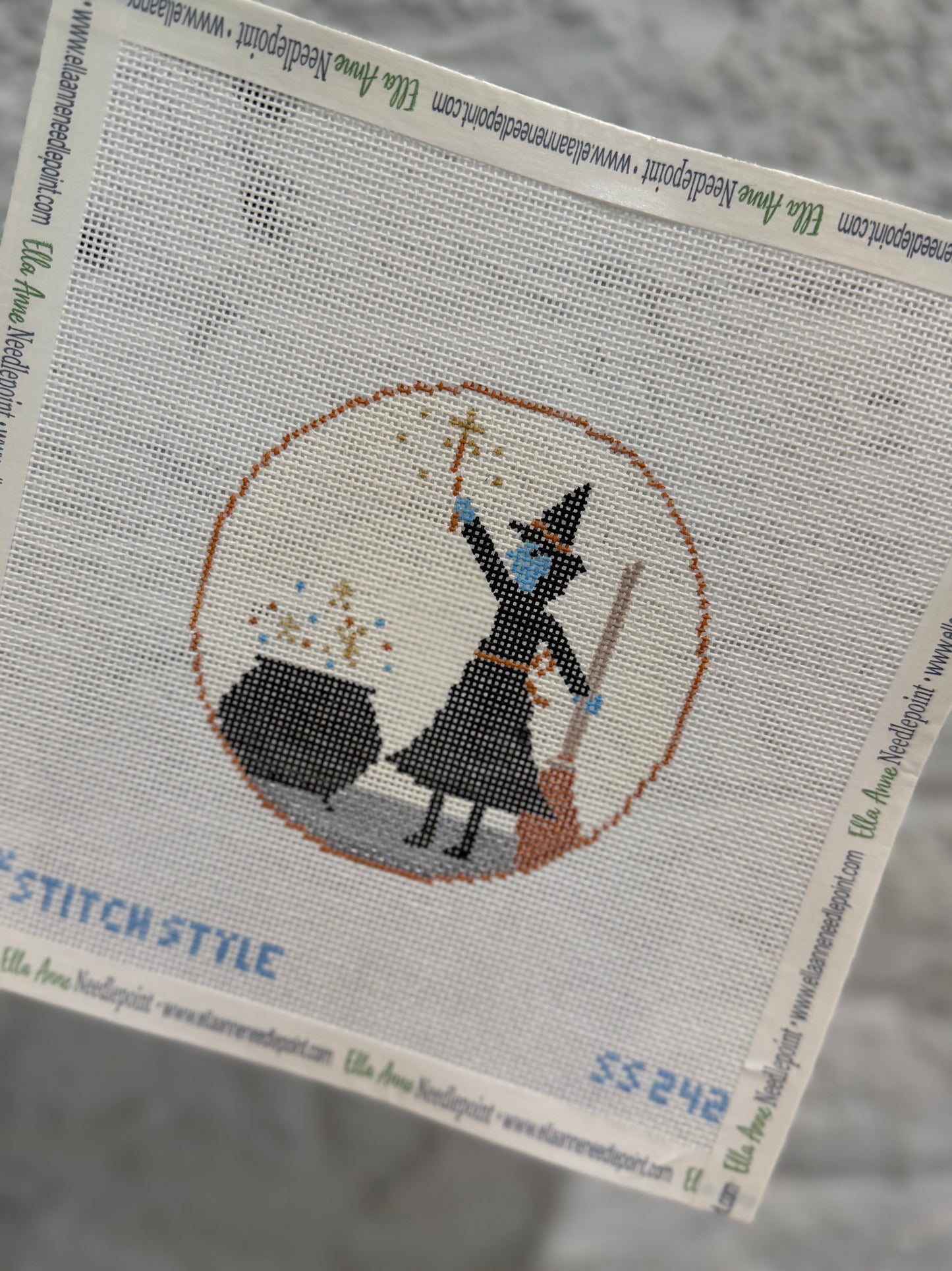 Halloween Witch and Cauldron