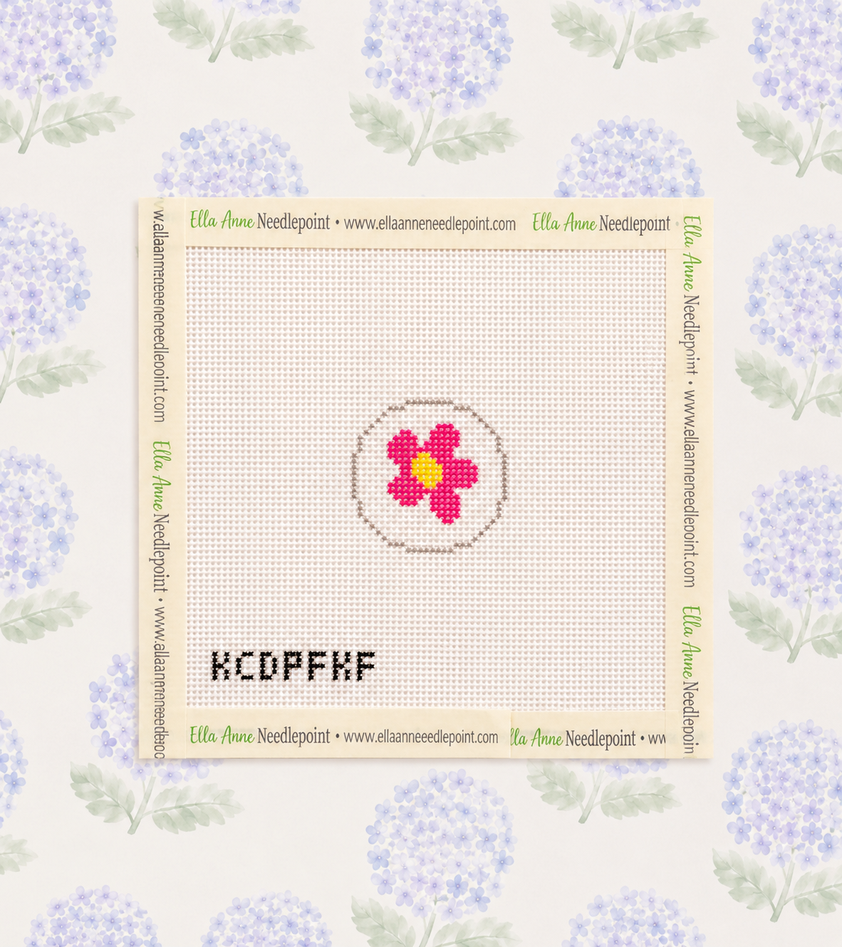 Pink Flower Round