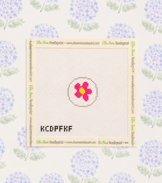 Pink Flower Round