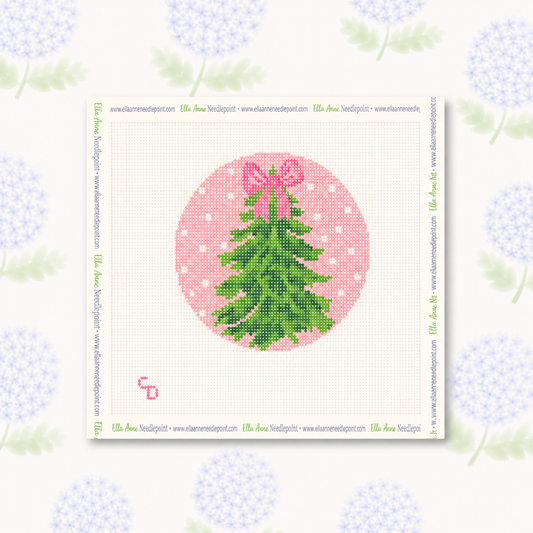 Bow Christmas Tree Canvas