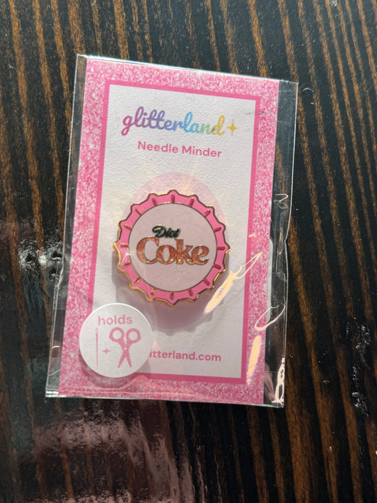 Diet Soda Bottle Cap Needle Minder