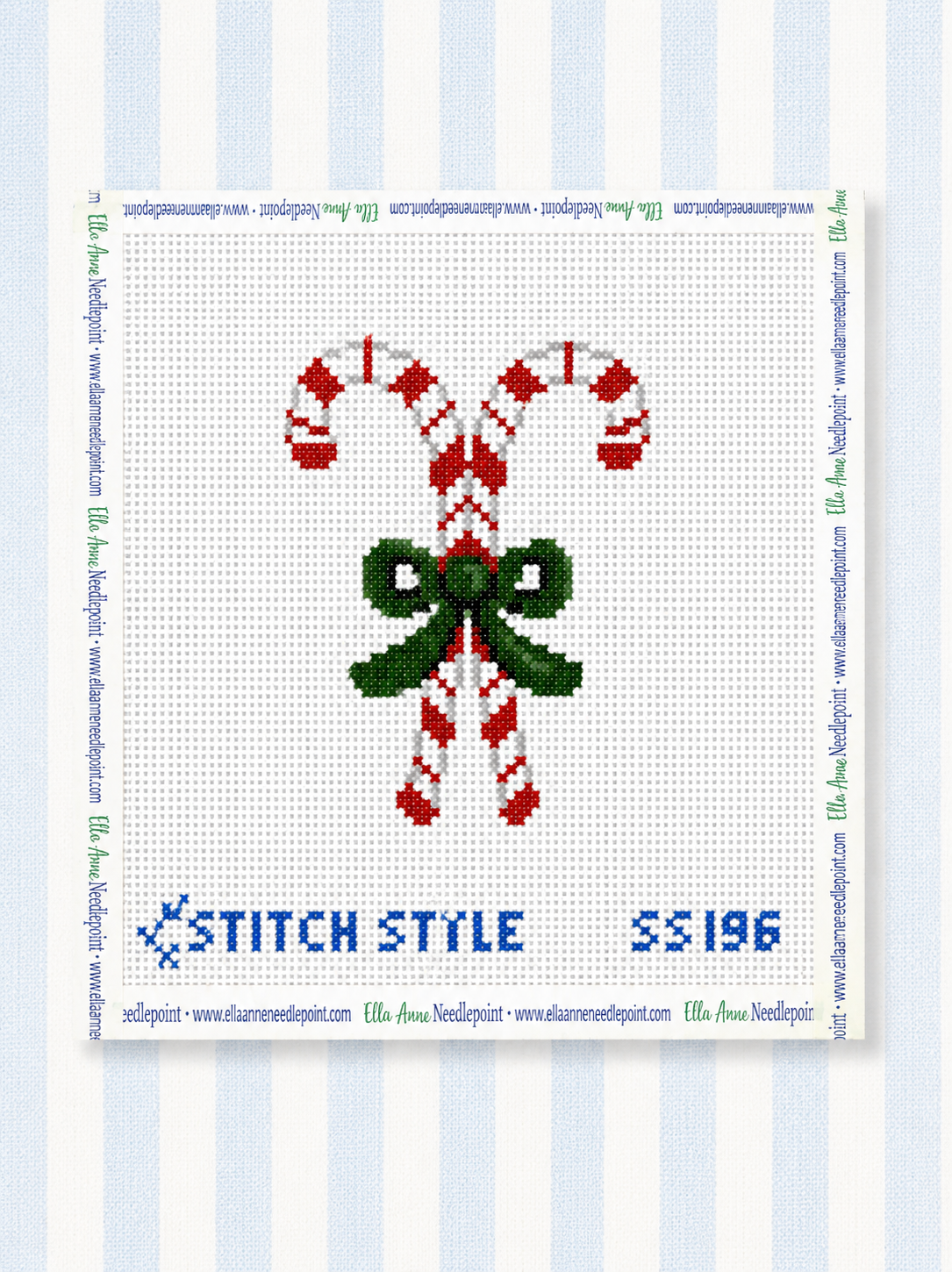 Candy Canes w/ Green Bow