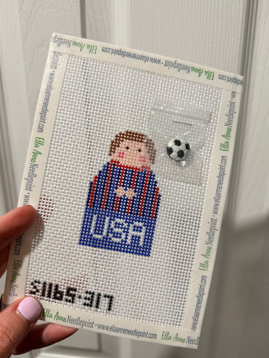 USA Men's Soccer Angel Canvas