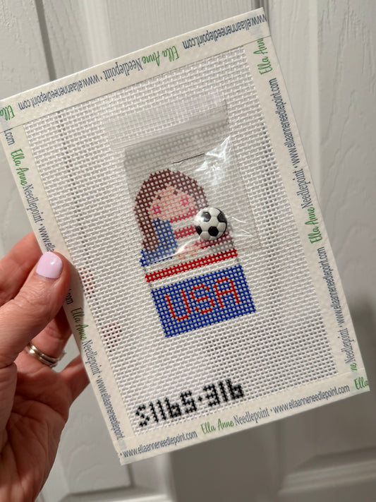USA Women's Soccer Angel Canvas