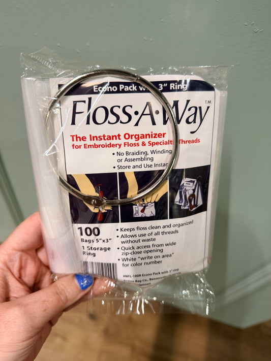 Floss A Way Storage Bags with Ring