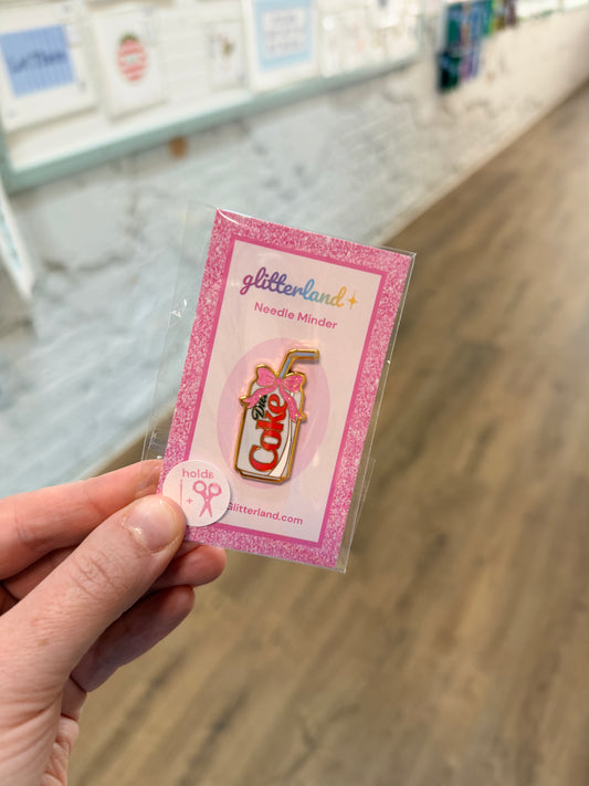 Diet Soda Can Needle Minder