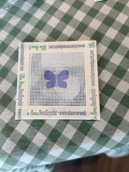 Butterfly Round Mini | Periwinkle + Teal