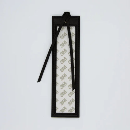 Self-Finishing Leather Bookmark (Black)